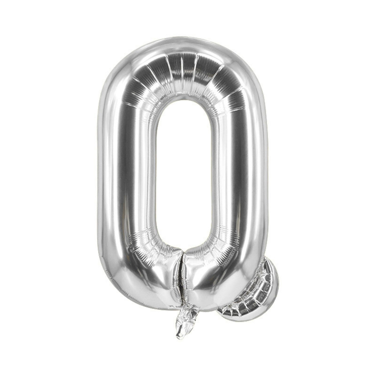 Buchstabenballon Q Silbrig Geburtstagsparty Ballon Folienballon 80cm