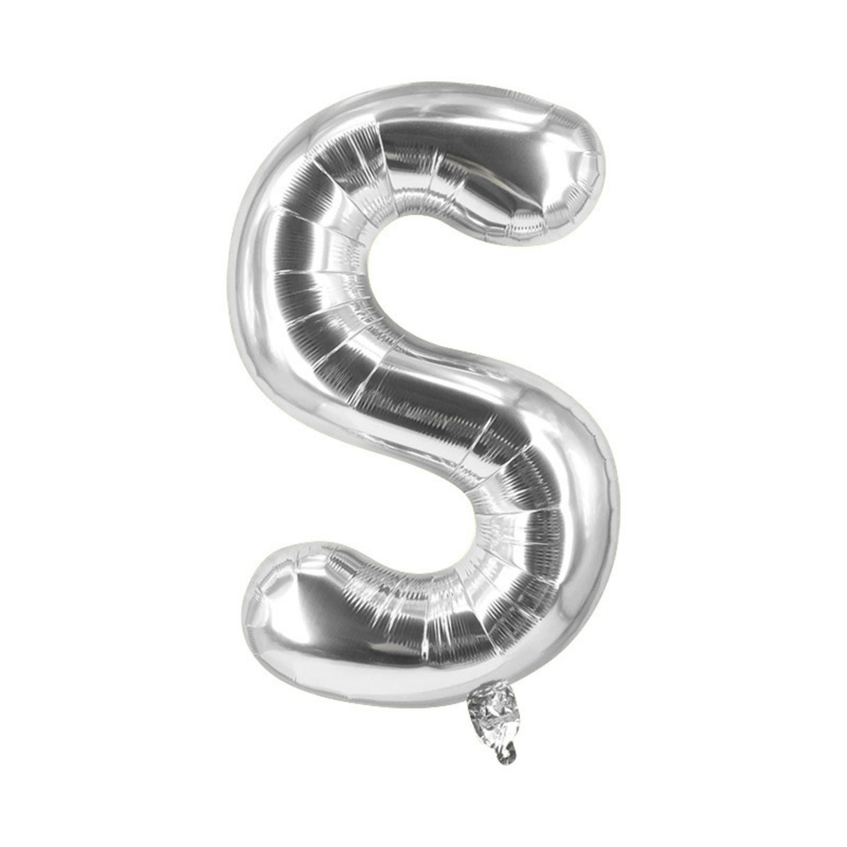 Buchstabenballon S Silbrig Geburtstagsparty Ballon Folienballon 80cm