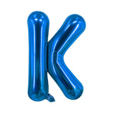 Buchstabenballon K Blau Geburtstagsparty Ballon Folienballon 80cm