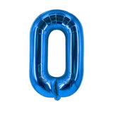 Buchstabenballon O Blau Geburtstagsparty Ballon Folienballon 80cm