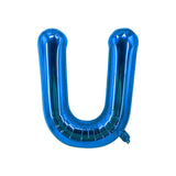 Buchstabenballon U Blau Geburtstagsparty Ballon Folienballon 80cm