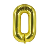 Buchstabenballon O Golden Geburtstagsparty Ballon Folienballon 40cm