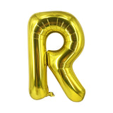 Buchstabenballon R Golden Geburtstagsparty Ballon Folienballon 40cm