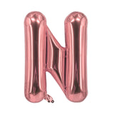 Buchstabenballon N Roségold Geburtstagsparty Ballon Folienballon 40cm