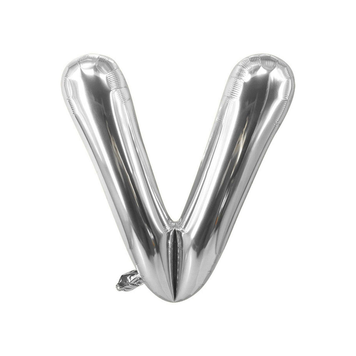 Buchstabenballon V Silbrig Geburtstagsparty Ballon Folienballon 40cm