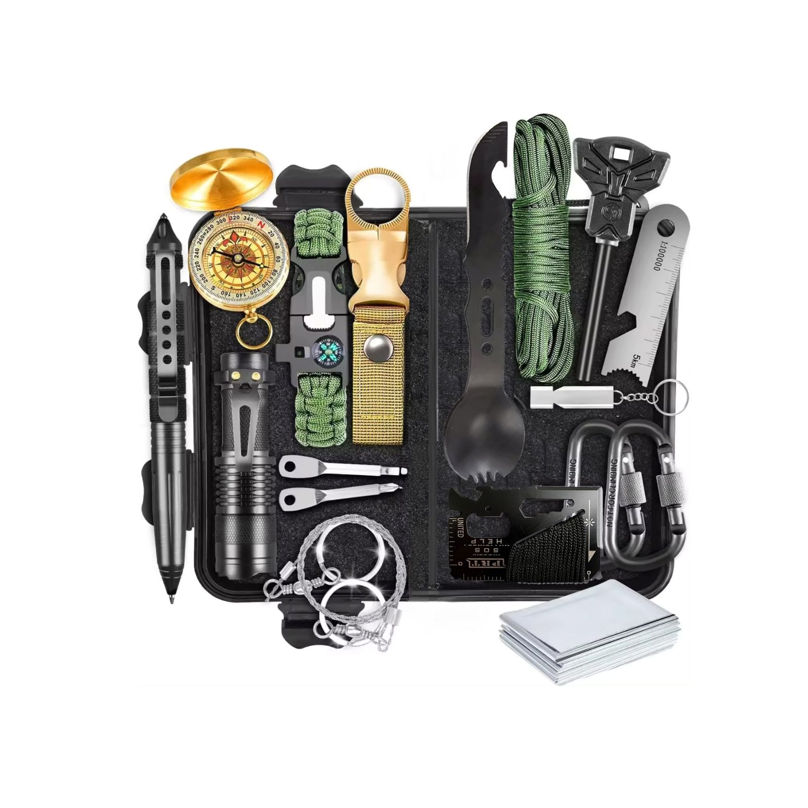 17in1 Survival-Kit Survival-Tools Outdoor-Survival-Box Camping