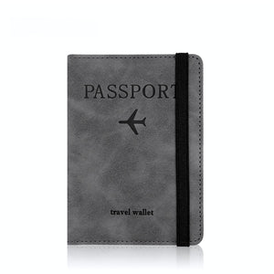 Passport-Wallet mit RFID Blocker Reisepass-Schutzhülle Reisepasshülle Passetui
