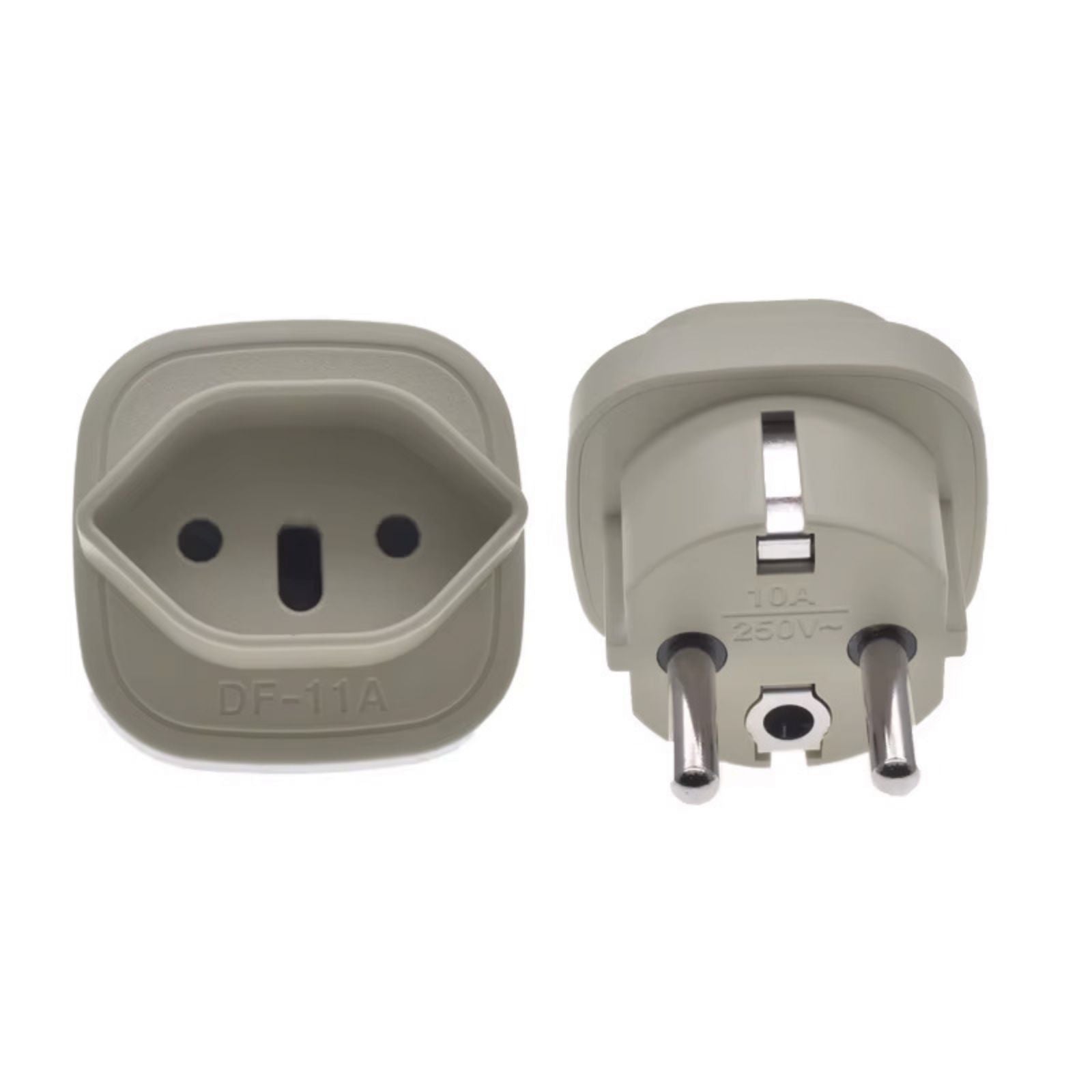 Reiseadapter EU Auf Schweiz/Liechtenstein – Typ C/E/F Zu Typ J, 3 Stück, Bis 2500W