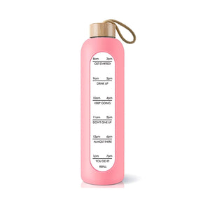 Glasflasche Sportflasche Trinkflasche Wasserflasche Getränkeflasche