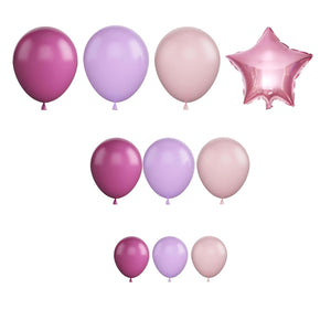 110er Set Geburtstagsballons Party-Luftballons Ballonbogen Luftballons Ballongirlande