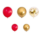 120er Set Party-Luftballons Ballongirlande Geburtstagsballons Ballonbogen Luftballons