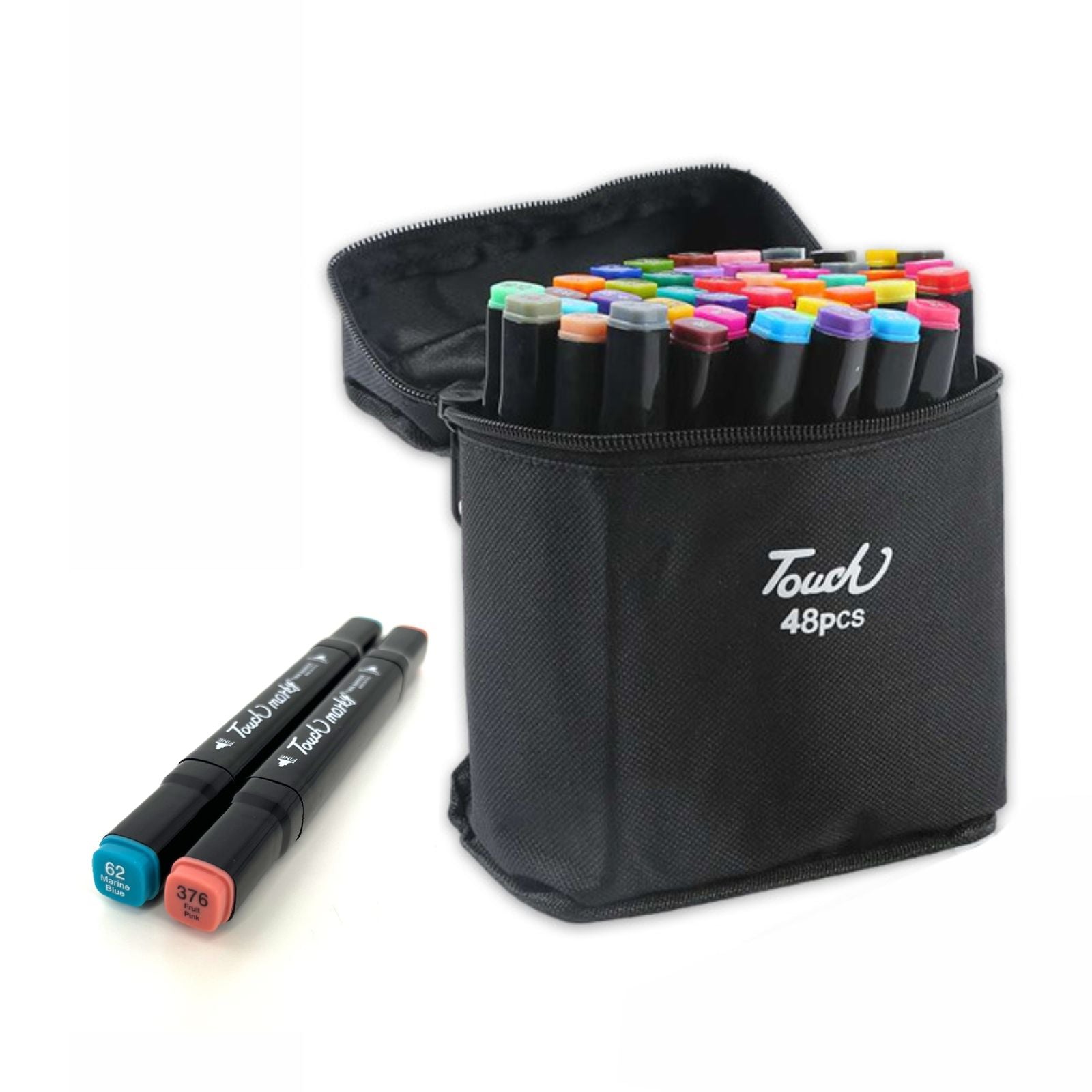 48-tlg. Set Twin Marker Doppelseitige Stifte Dual Marker