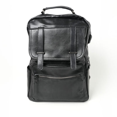 Laptop-Rucksack Tagesrucksack Business-Rucksack PU-Lederrucksack