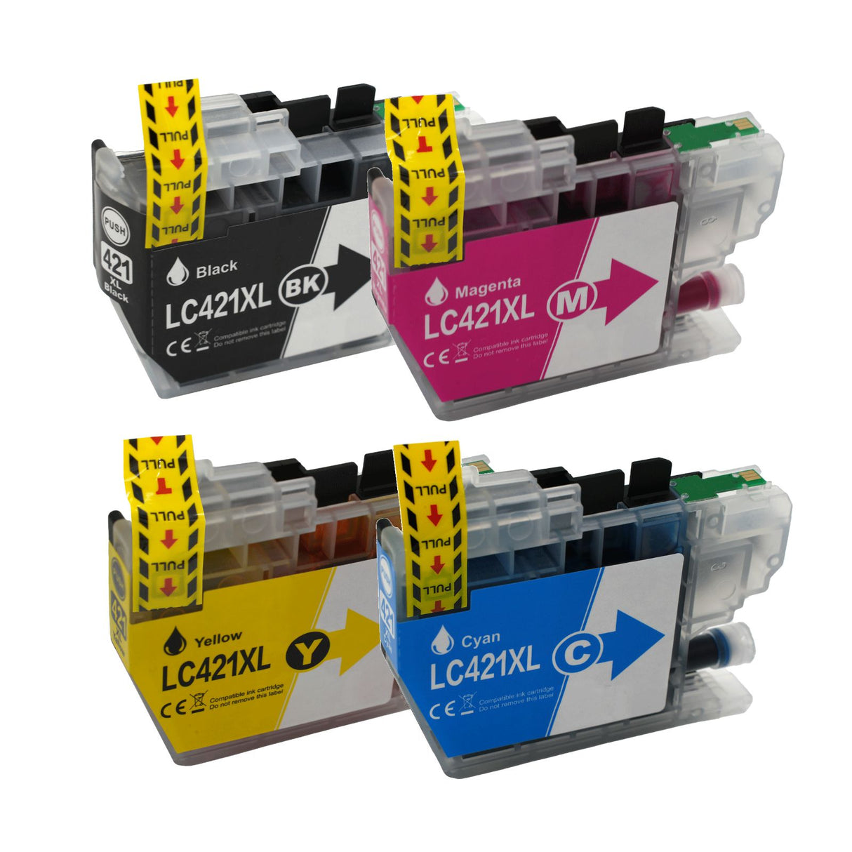 Kompatible Tintenpatrone XL für Brother MFC-J1010DW - Black Cyan Yellow Magenta - 4er Set