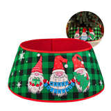 Christbaumständer-Kragen mit Weihnachtsmann-Motiv Weihnachtsbaumrock Baumständer-Verkleidung