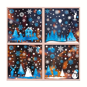 Weihnachtssticker Merry Christmas Weihnachtsaufkleber Fensterbilder