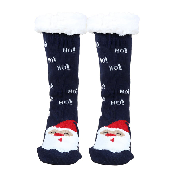 Weihnachtssocken Gr. 42-47 Wintersocken Fuzzy-Socken Kuschelsocken