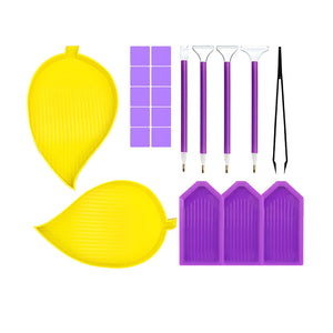 DIY Diamantmalerei Werkzeug-Set Diamond Painting Organizer Zubehör-Set