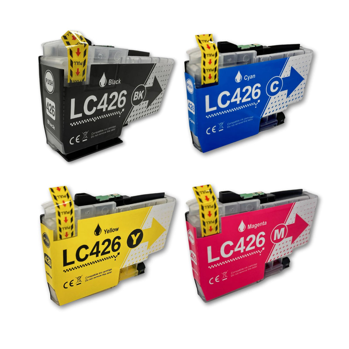 Alternative Tintenpatrone zu Brother LC-426 - Black Cyan Yellow Magenta - 4er Set