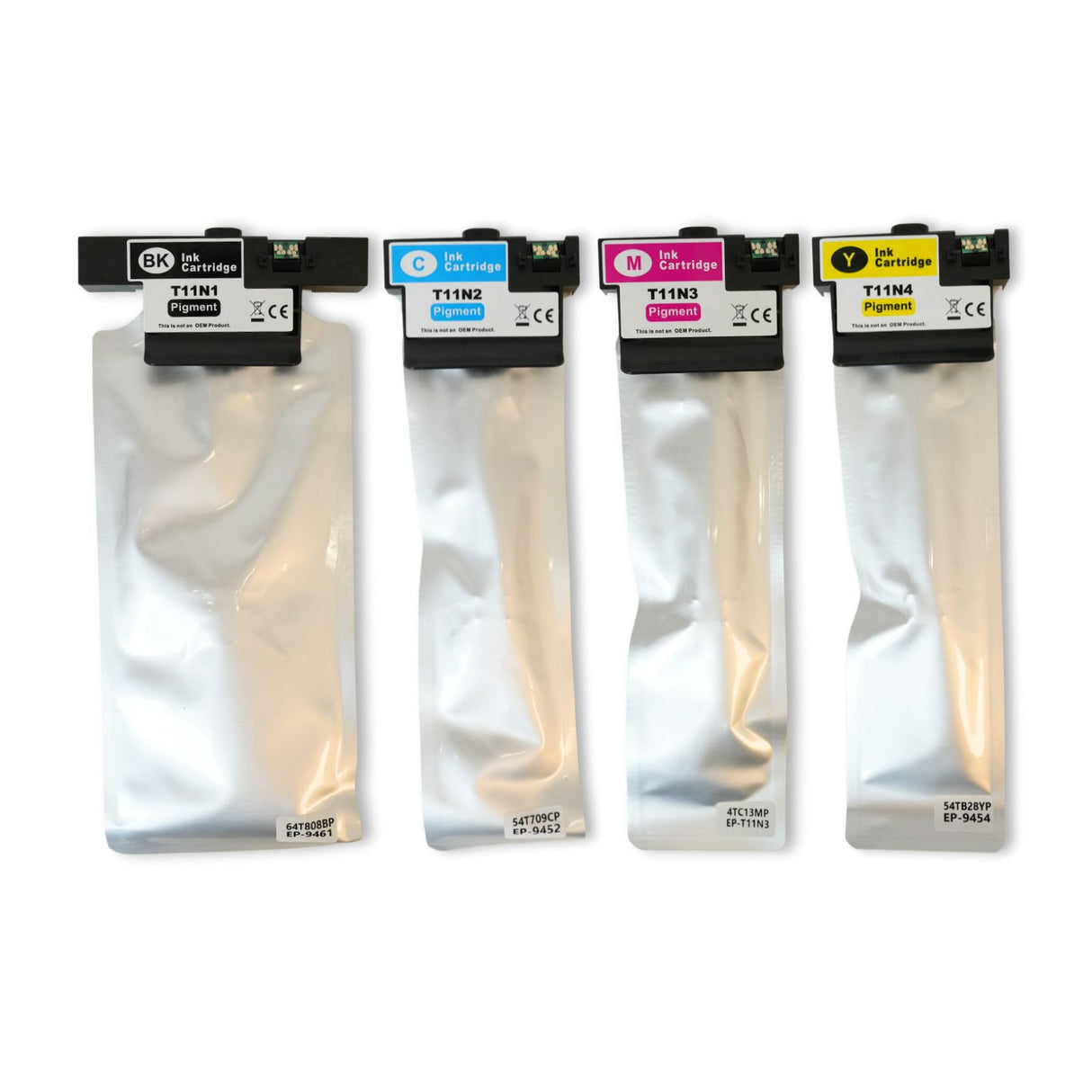 Kompatible Tintenpatrone XL für Epson WorkForce Pro EP-C800RDW - Black Cyan Yellow Magenta - 4er Set