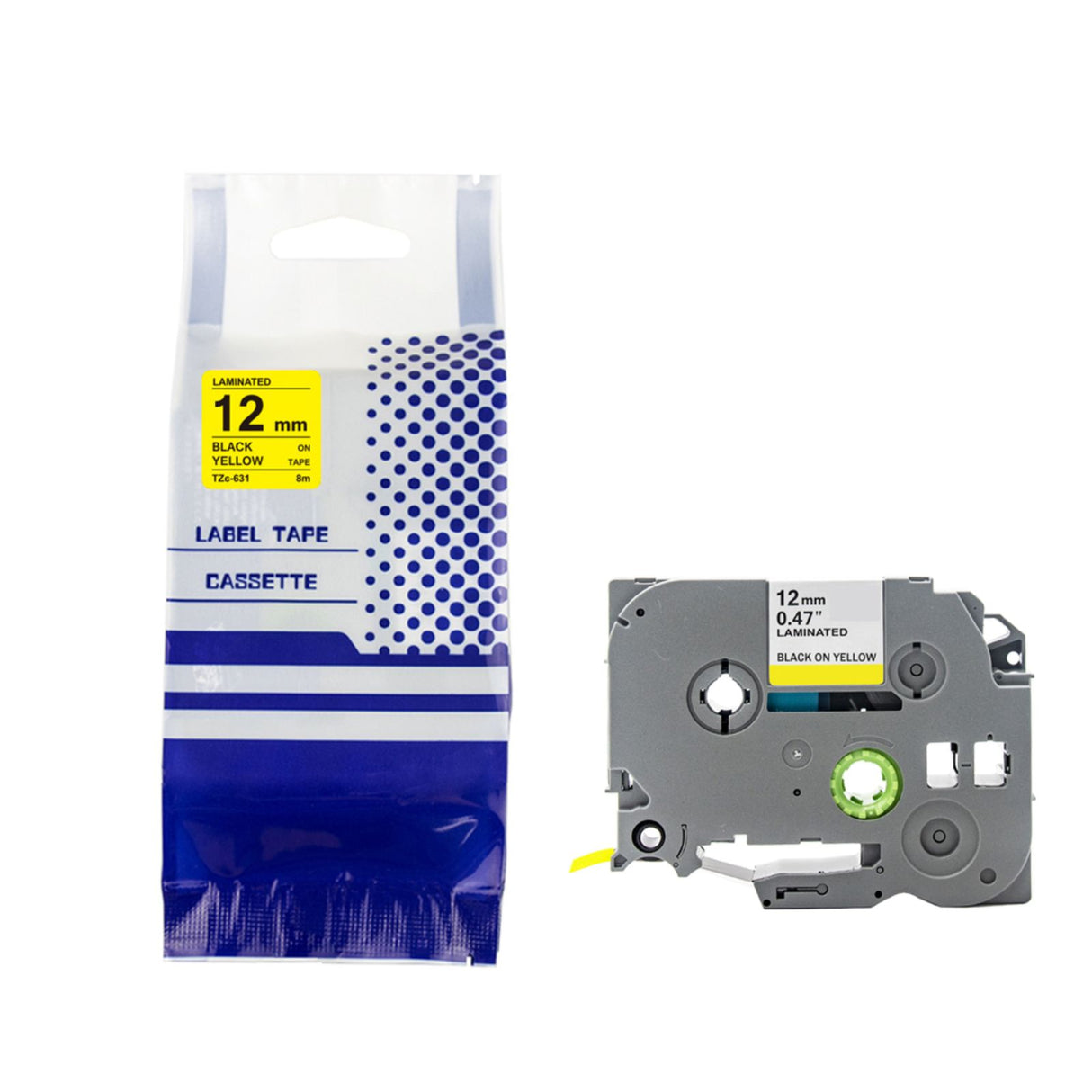 Alternatives Etikettenband zu Brother TZe-631 Beschriftungsband