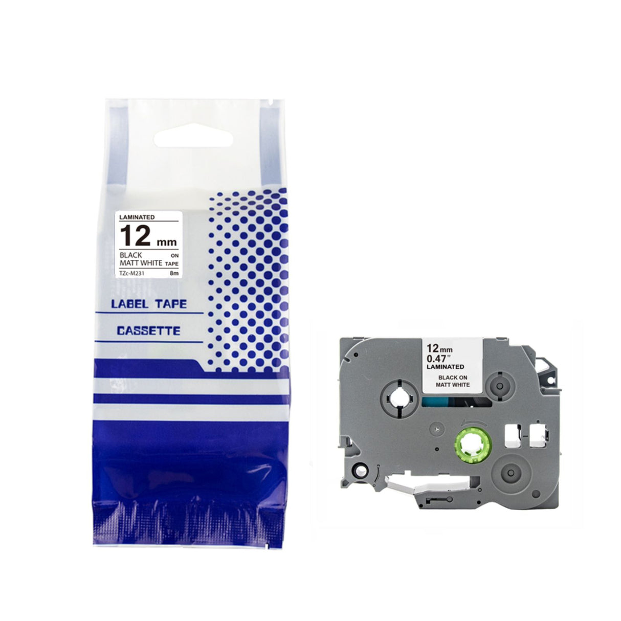 Alternatives Etikettenband zu Brother TZe-M231 Beschriftungsband