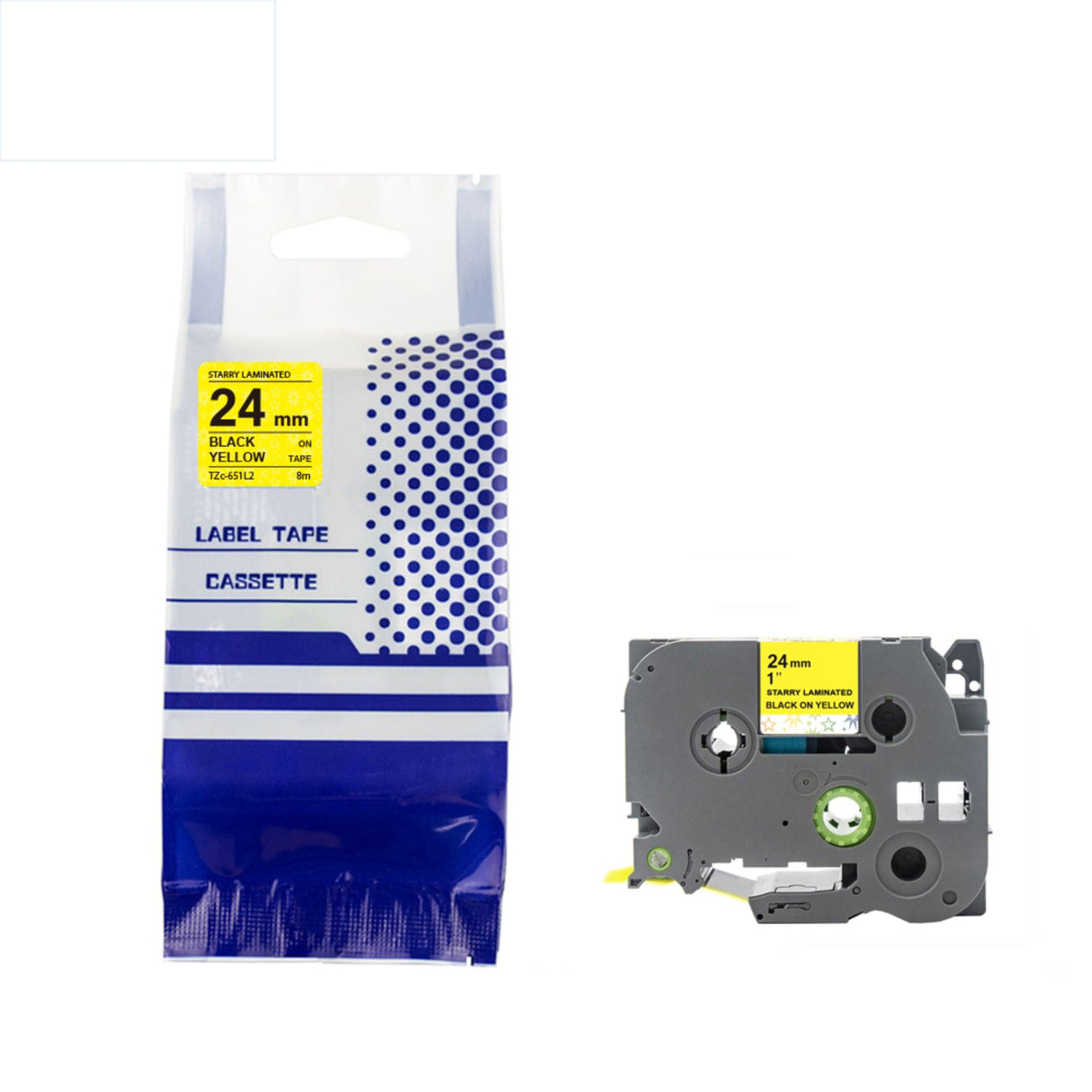 Alternatives Etikettenband zu Brother TZe-651L2 Beschriftungsband
