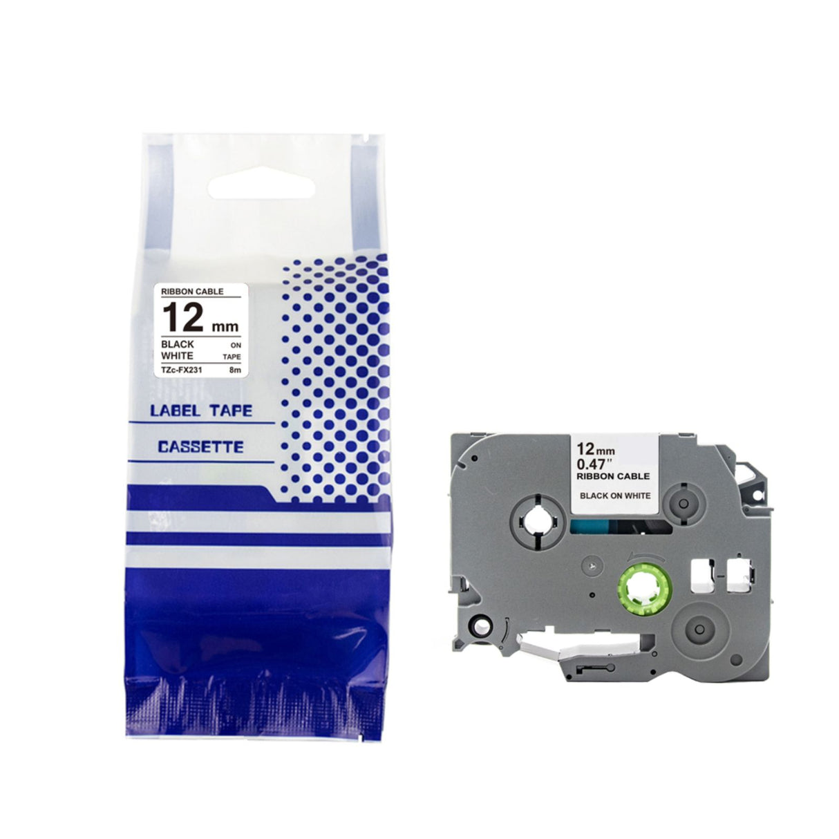 Alternatives Etikettenband zu Brother TZe-FX231 Beschriftungsband