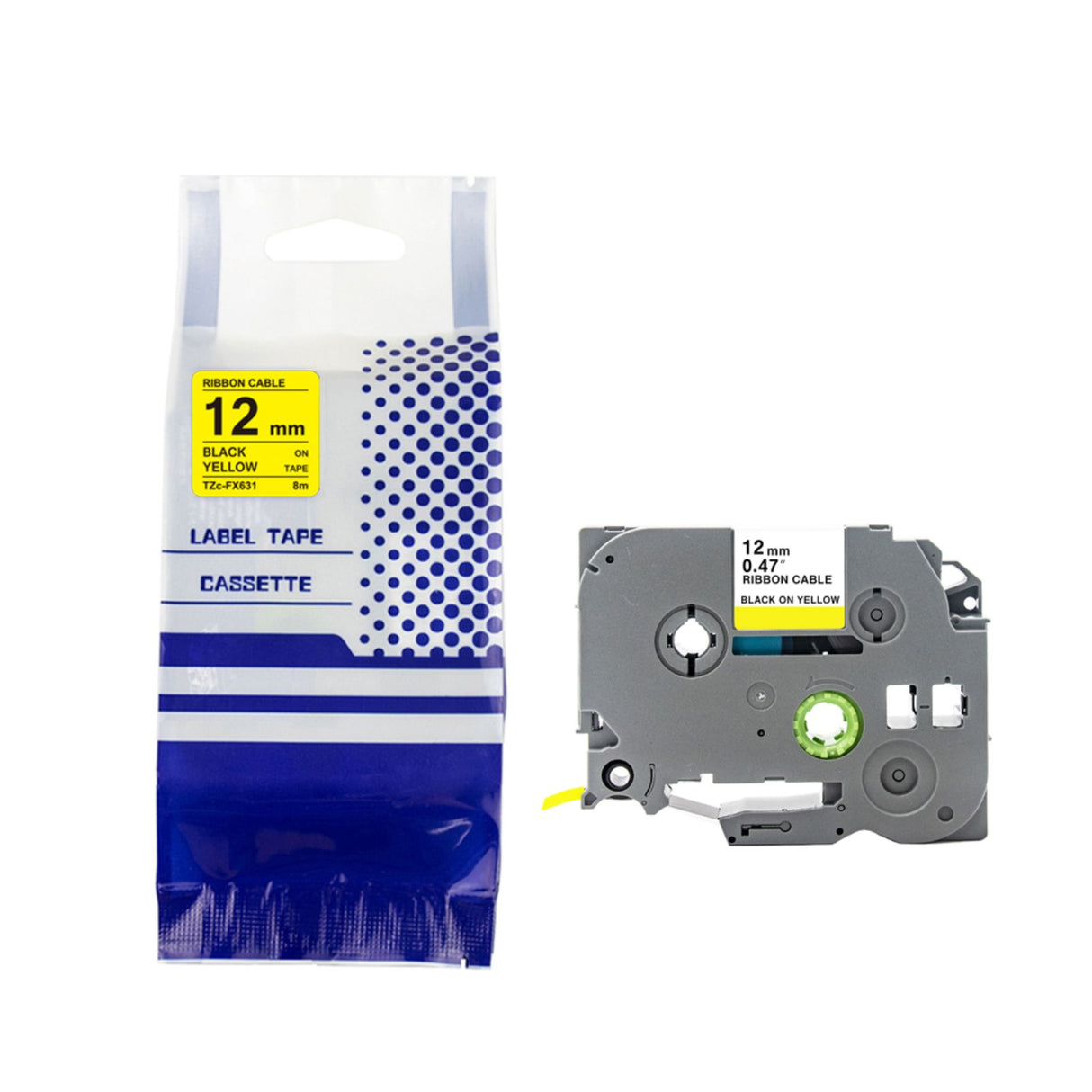 Alternatives Etikettenband zu Brother TZe-FX631 Beschriftungsband