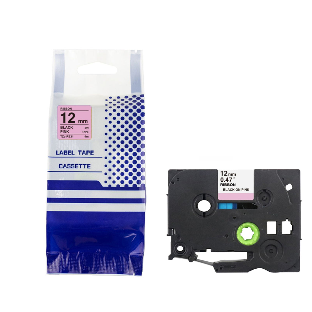 Alternatives Satin-Stoffband zu Brother TZe-RE31 Beschriftungsband