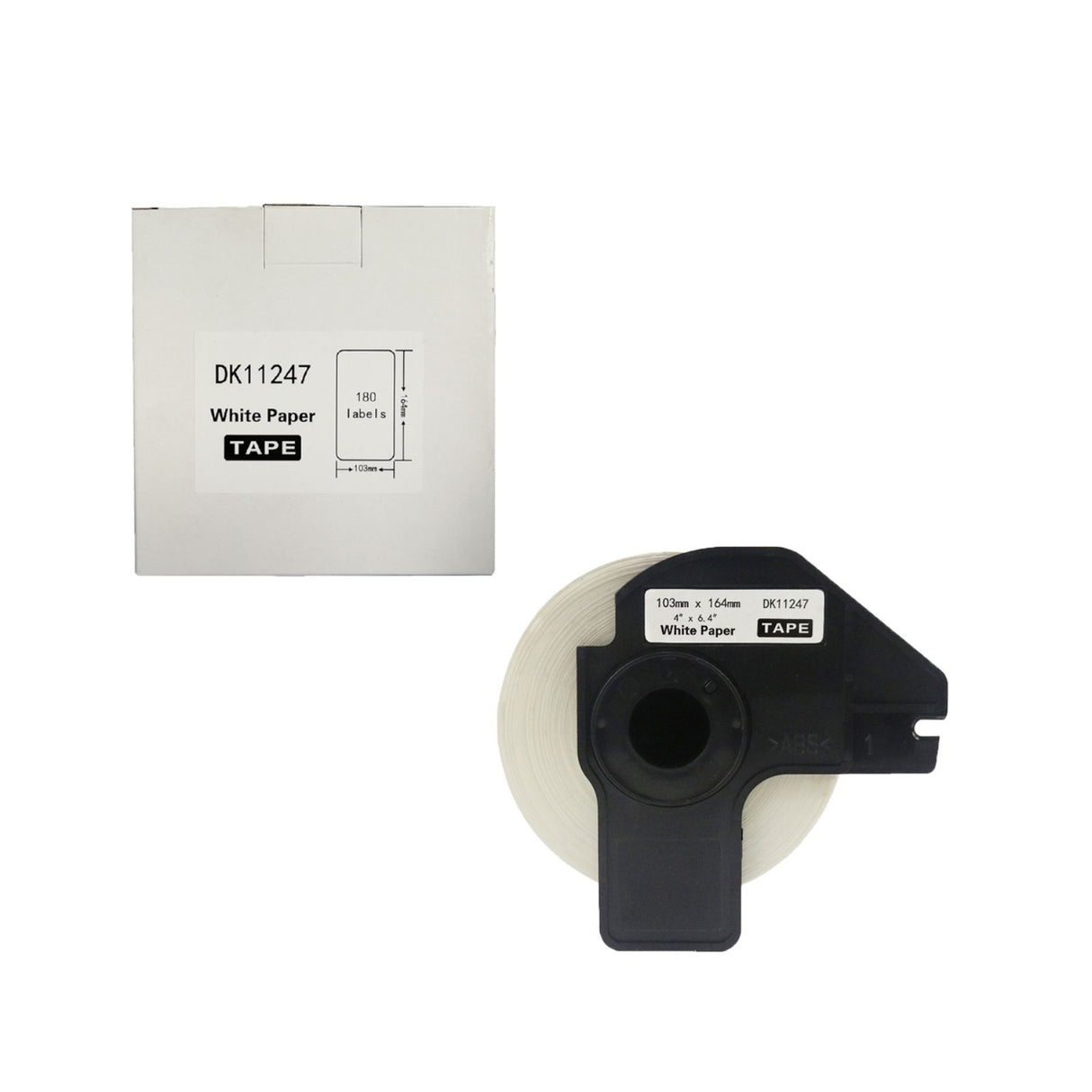 Alternative Etikettenrolle zu Brother DK-11247 Versandetiketten