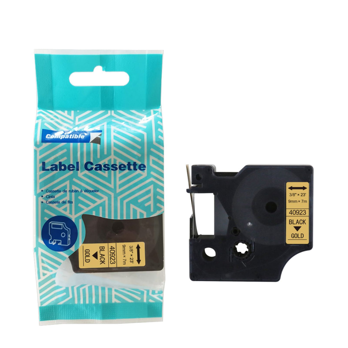 Alternatives Etikettenband zu Dymo D1 40923 Beschriftungsband