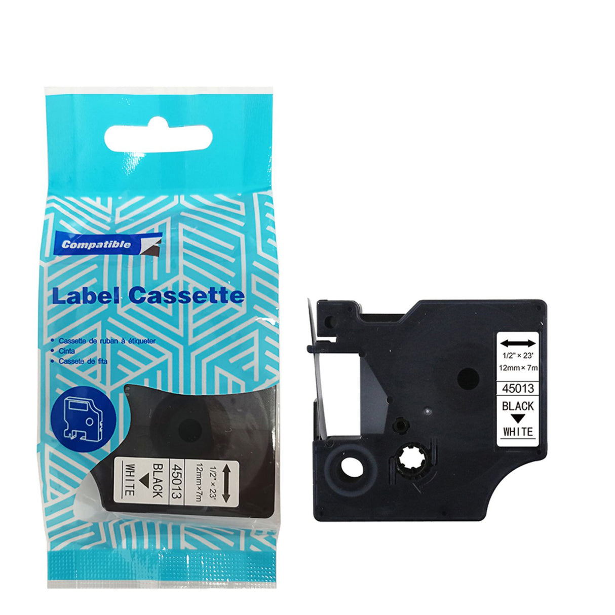 Alternatives Etikettenband zu Dymo D1 45013 / S0720530 Beschriftungsband