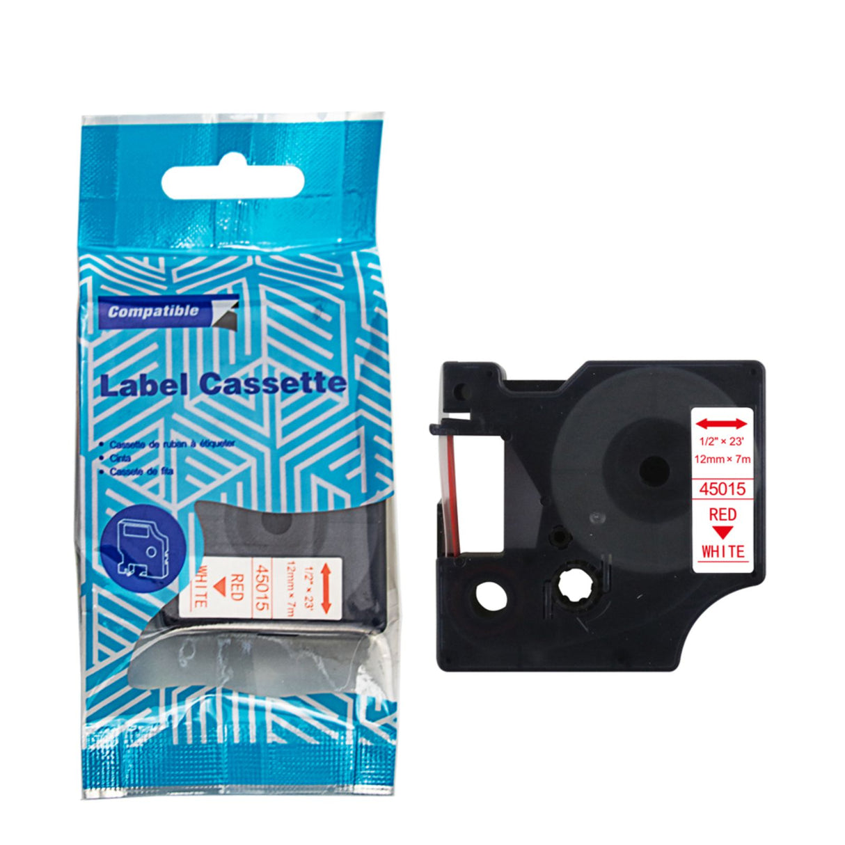 Alternatives Etikettenband zu Dymo D1 45015 / S0720550 Beschriftungsband