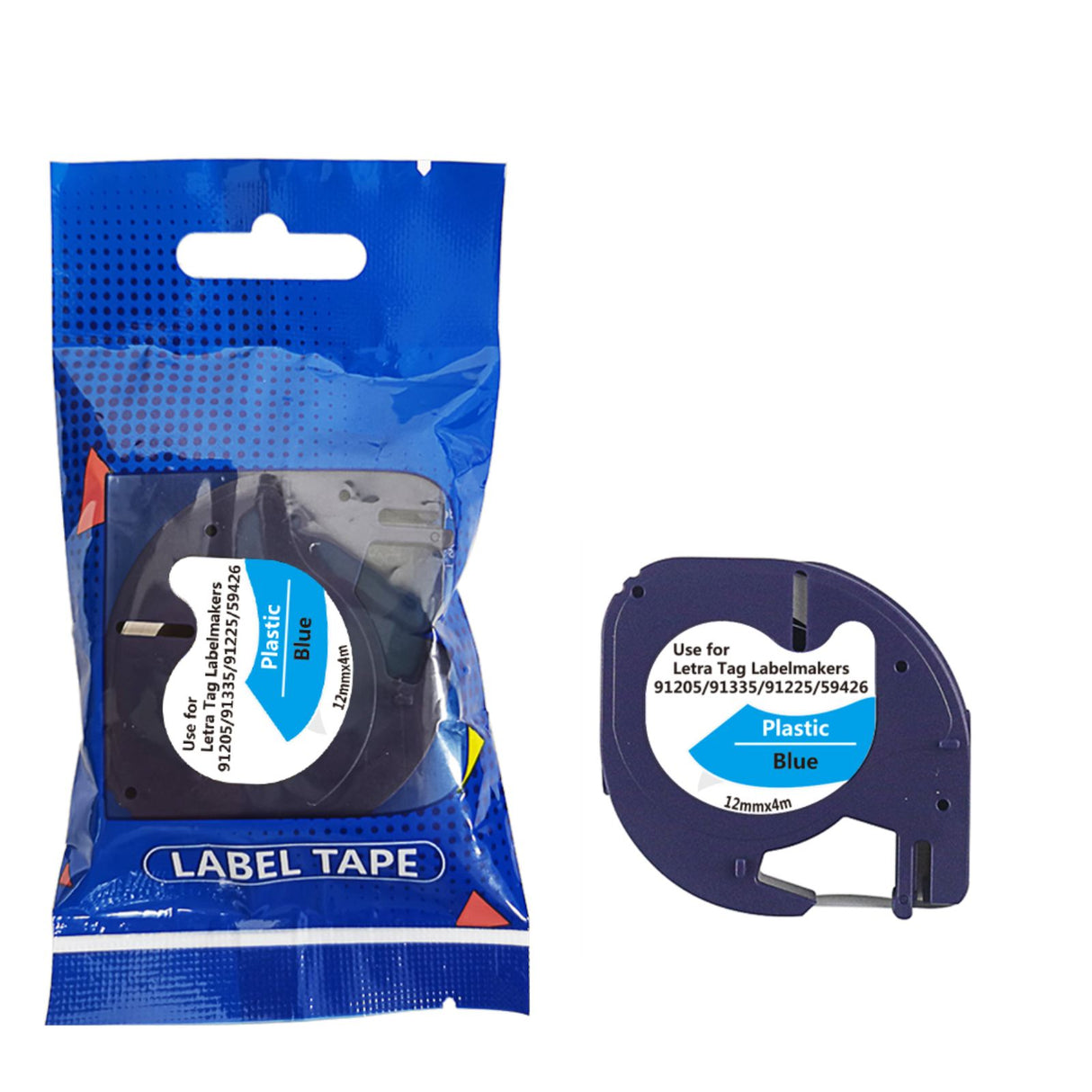 Alternatives Etikettenband zu Dymo 91225 / S0721650 LetraTag