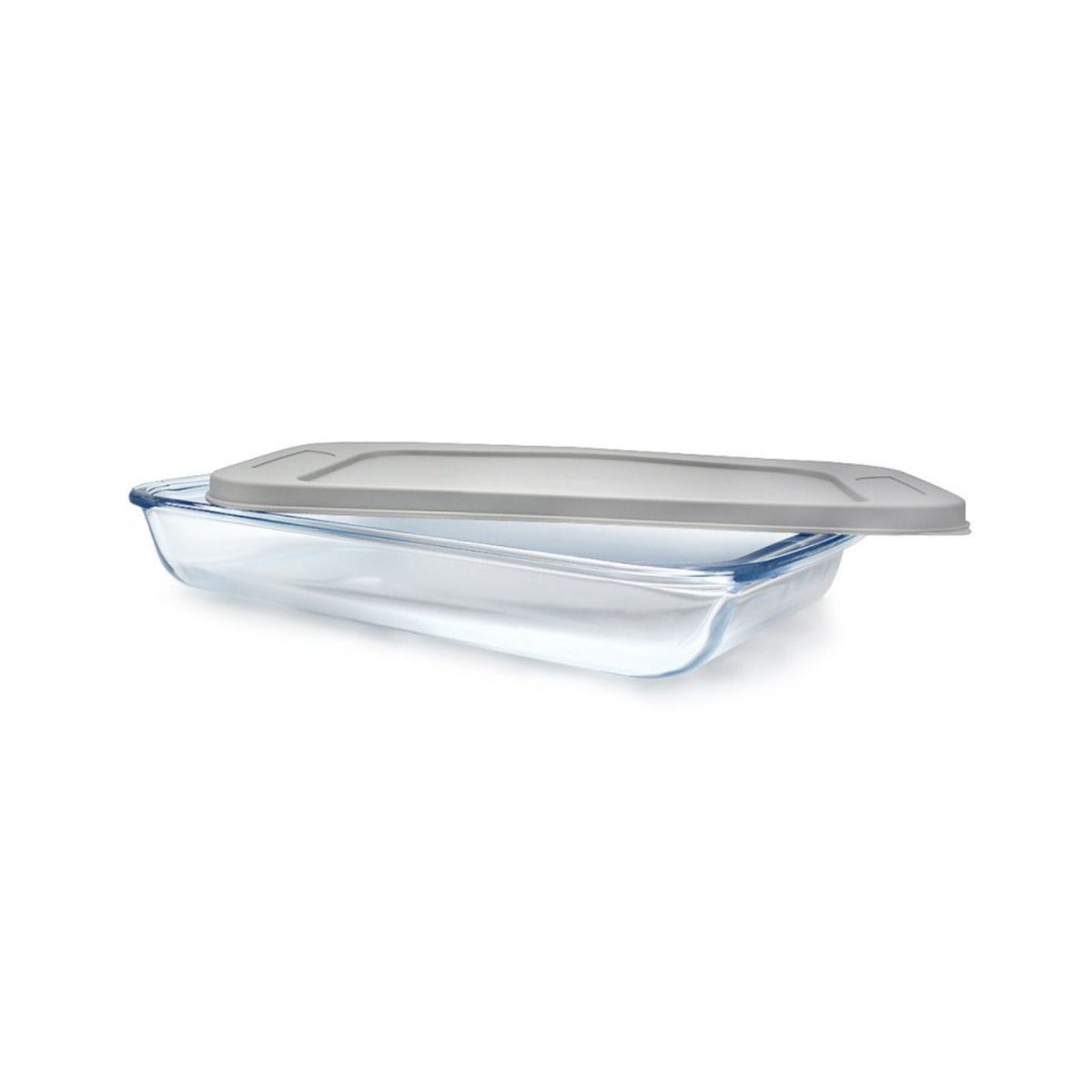 Glas-Auflaufform mit Deckel Ofenform Vorratsbehälter Backofenform –