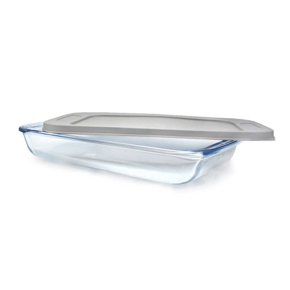 Glas-Auflaufform mit Deckel Backofenform Vorratsbehälter Ofenform –