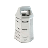 XL Edelstahl-Küchenreibe Standreibe Gemüsereibe Sechskantreibe Handreibe