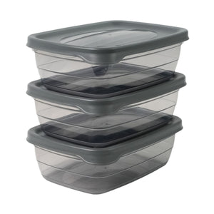 3er-Set Aufbewahrungsdosen Frischhaltedosen Meal-Prep-Dosen Boxen