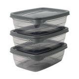 3er-Set Frischhaltedosen Meal-Prep-Dosen Aufbewahrungsdosen Boxen