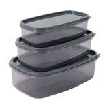 3er-Set Lichtschutz-Aufbewahrungsbox Frischhaltedose Vorratsdose