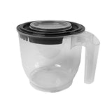 Messbecher mit Rühr-Deckel Rührbecher Messbehälter Messkanne