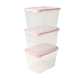 3er-Set Meal-Prep-Dosen Boxen Aufbewahrungsdosen Frischhaltedosen