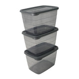 3er-Set Meal-Prep-Dosen Frischhaltedosen Boxen Aufbewahrungsdosen