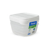 3er-Set Frischhaltedosen Gefrierdosen Vorratsdosen Aufbewahrungsdosen