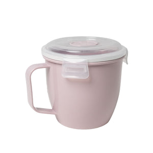 Mikrowellen-Tasse mit Henkel Lunchbecher Suppen-Mug Mikrowellen-Becher
