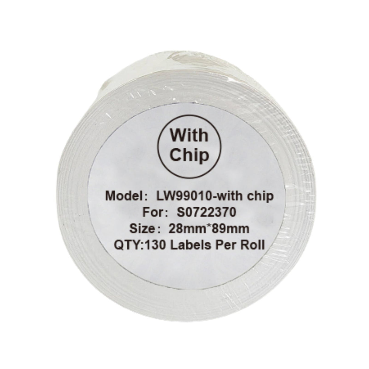 Alternative Etikettenrolle zu Dymo 99010 mit Chip / S0722370 mit Chip