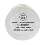 Alternative Etikettenrolle zu Dymo 99013 mit Chip / S0722410 mit Chip