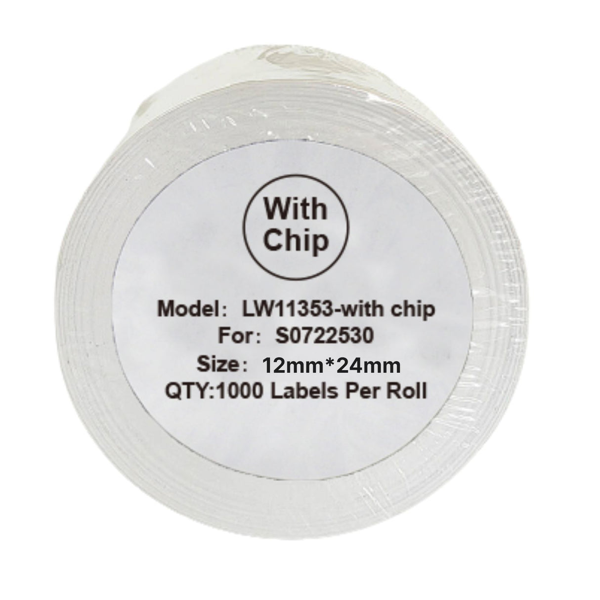 Alternative Etikettenrolle zu Dymo 11353 mit Chip / S0722530 mit Chip