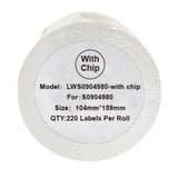 Alternative Etikettenrolle zu Dymo 5XL mit Chip / S0904980 mit Chip